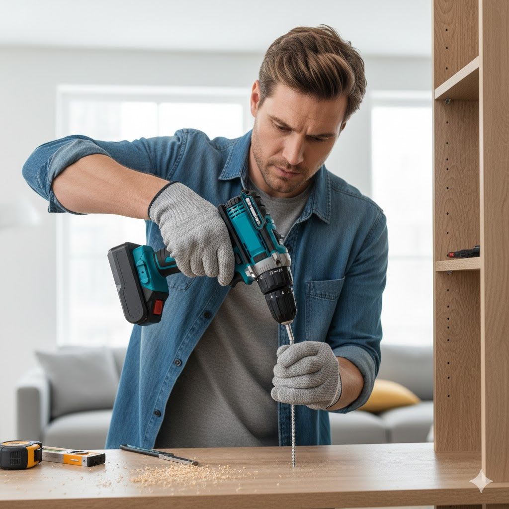 Avvitatore A Batteria 42 V: Trapano Avvitatore Batteria 42Nm Con 2 Batteries 2.0Ah,25+3 Coppia, 24Pcs Punte Da Trapano, 2 Velocità, Luce Led