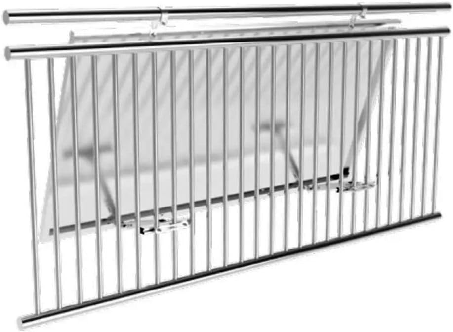 Generico Kit Fotovoltaico per Balcone da 820W, 4.19% di Efficienza, Grigio Argento, con Funzione WLAN e Inverter Micro da 800W, Include Staffa e Cavi da 10m e 3m, Facile Installazione