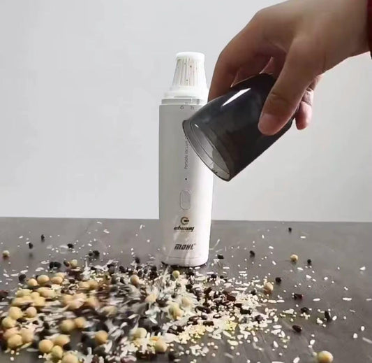 Aspirapolvere Portatile Senza Fili, Mini Aspiratore Ricaricabile USB, Aspirapolvere da Mano per Auto e Casa, Superfici,Bianco