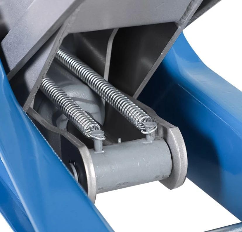 Cric Idraulico per Auto, Sollevatore Professionale 4T, Ruote Bidirezionali a Cuscinetto, Assetto super Ribassato per Veicoli, Crick per Auto con Alzata doppio Pistone, Valvola di Sicurezza.