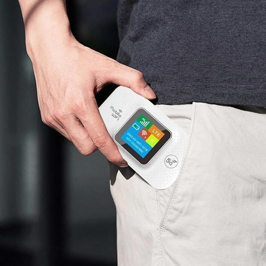 5G Mobile WiFi Router, WiFi 300Mbps Plug and Play Router di Rete Wireless SIM Card Slot Pocket Mobile Hotspot Smart Router Connessioni 4G, 3000mAh Batteria MF688