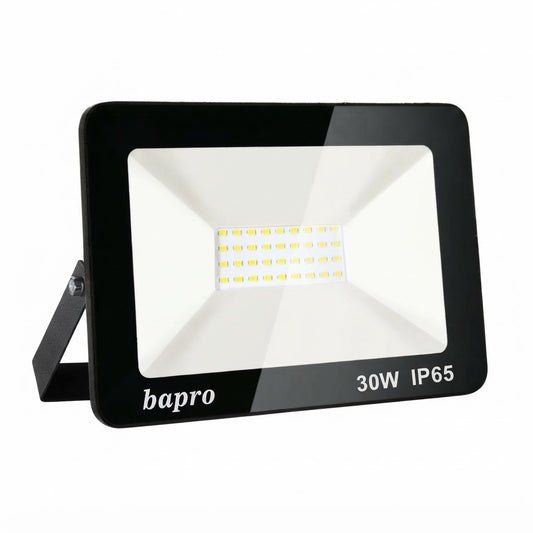 Faretto a LED da 30 W, per esterni, super luminoso, 3000 K, IP65, per giardino, garage e campo sportivo, classe energetica A++, luce bianca calda