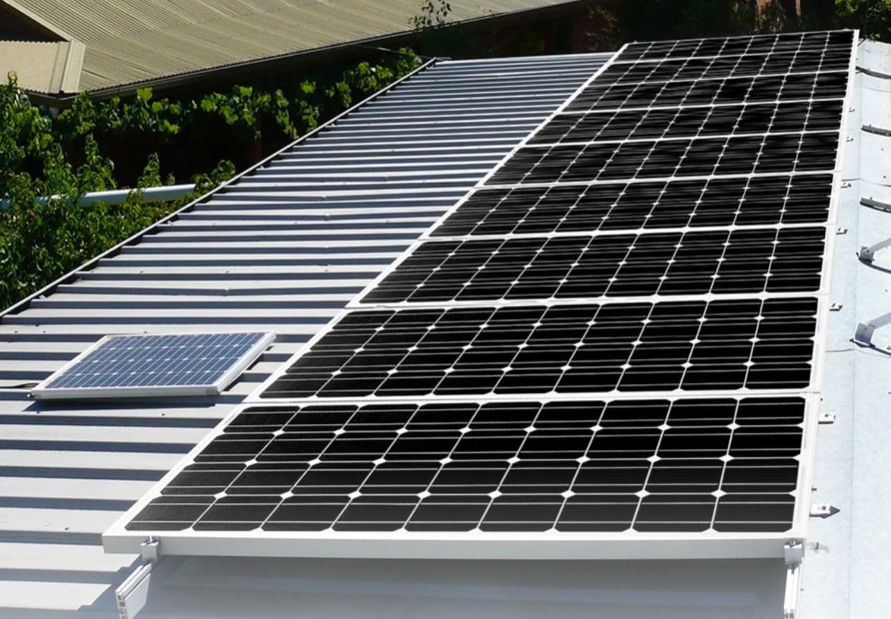 Kit Fotovoltaico Pannello Solare Mono. 2x 250W Regolatore di Carica Solare da 30A,Inverter 3000w 12v, Batteria 120AH al gel da accumulo Cavo Solare da 2.5M, per Camper, Roulotte,Chalet,Abitazione